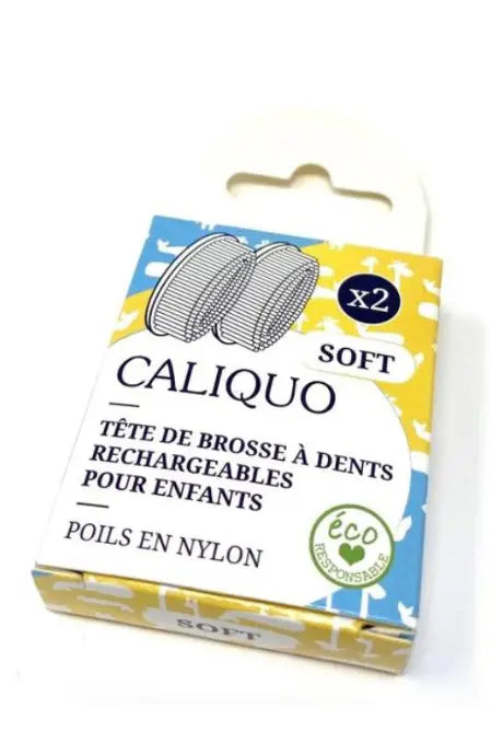 Pack de 2 recharges pour brosses enfant Caliquo